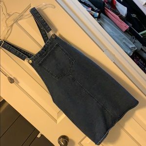 Denim coverall dress